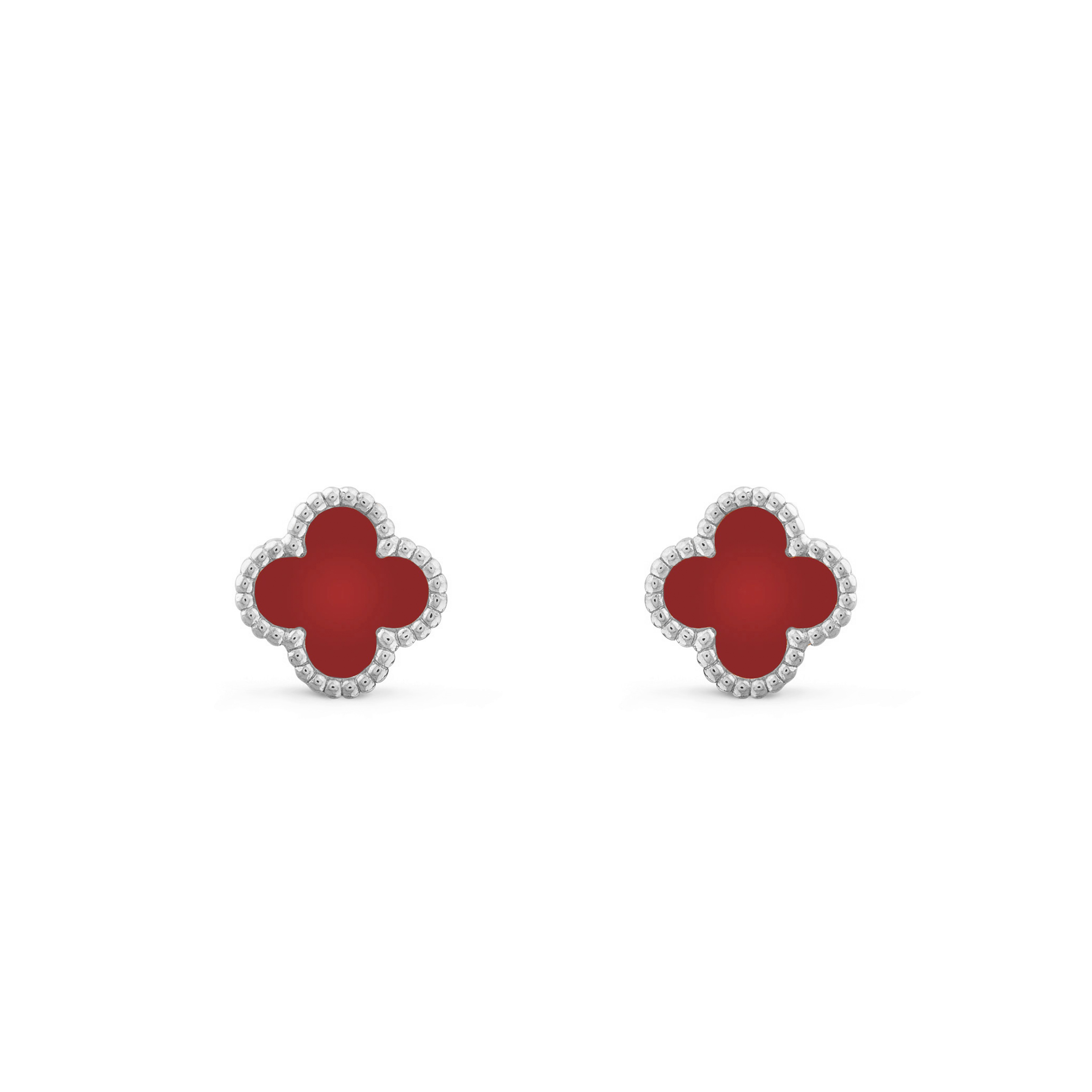 V*n Cl**f arpels sweet alhambra earrings white gold